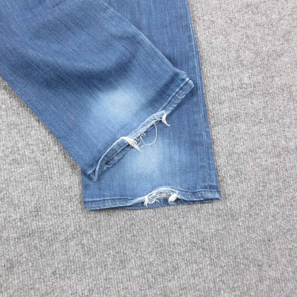 Denimocracy Jeans Womens Blue Bootcut Flare Stretch Denim Casual